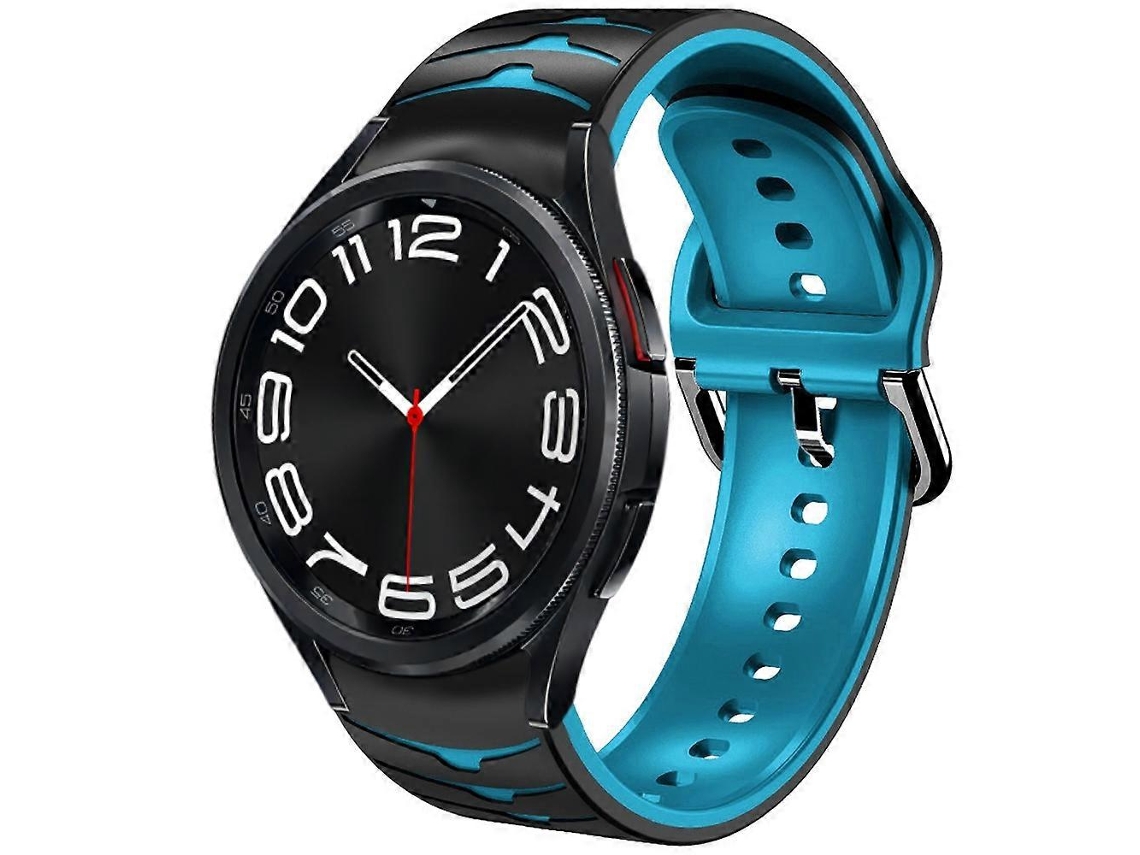 Pulseira De Relógio De Silicone Com Textura Curva