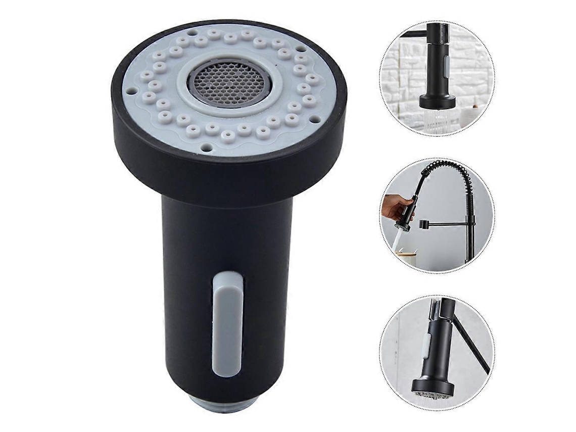 Misturador Para Pia Com Ducha Higiênica, Torneira Misturadora De Reserva, Conexões Pretas Em Abs Cozinha, Mangueira Metálica Exten-aquaforge