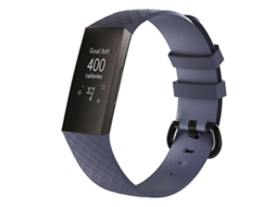 Lurelia Pulseira Cinza, Compatível Com Fitbit Charge 3, Acabamento Moderno