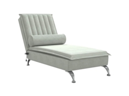 Massage Chaise Lounge, Massage Chaise Lounges Vidaxl Cinzeto Veludo