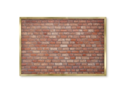 Magnetic Glass Board Wood Grain For The Hall Espelharte (60x40 Cm)