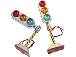 Ultechnovo Conjunto De 2-mini Luzes Decorativas Trem Em Led Para Carro, Quarto Ou Mesa, Ornamento Em Formato De Chama