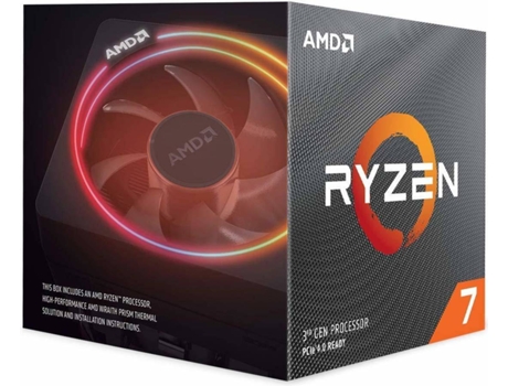 Ryzen 7 3700X 4.4Ghz,AM4 32mb com Wraith Prism cooler RGB LED - obriga a ter gráfica