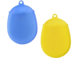 Lurelia Acessório De Duche Com Escova De Banho Para Bebé, Massagem Suave, Arrumação Simples Prático