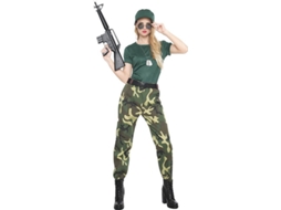 Fato de Mulher DISFRAZZES Militar (Tam: S)