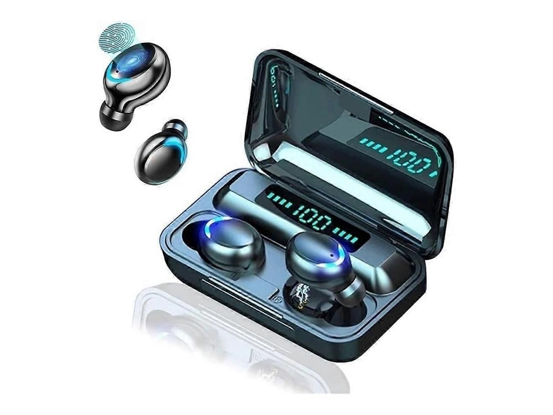 Fones De Ouvido Bluetooth Intra Auriculares Fones De Ouvido Bluetooth Tws Pretos Com Display De 99 Casas Decimais Na Caixa Ly Ebike