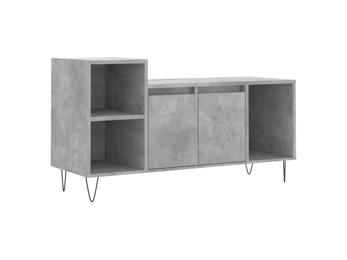 Tv Cabinet, Tv Cabinets Vidaxl Cinzeto Madeira Processada (n/a)