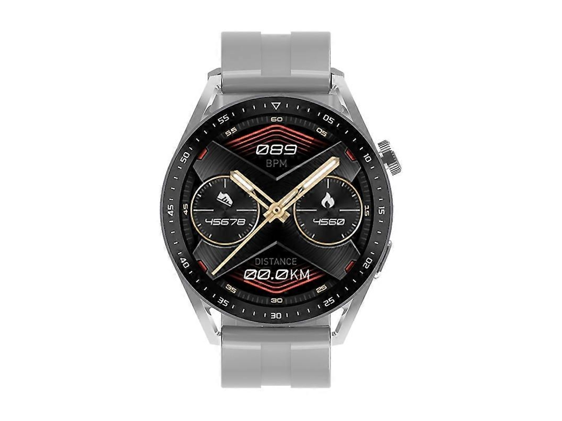Smartwatch EC33 Pro com tela colorida de 1,48 polegadas, monitora frequência cardíaca e pressão arterial. Ly Ebike