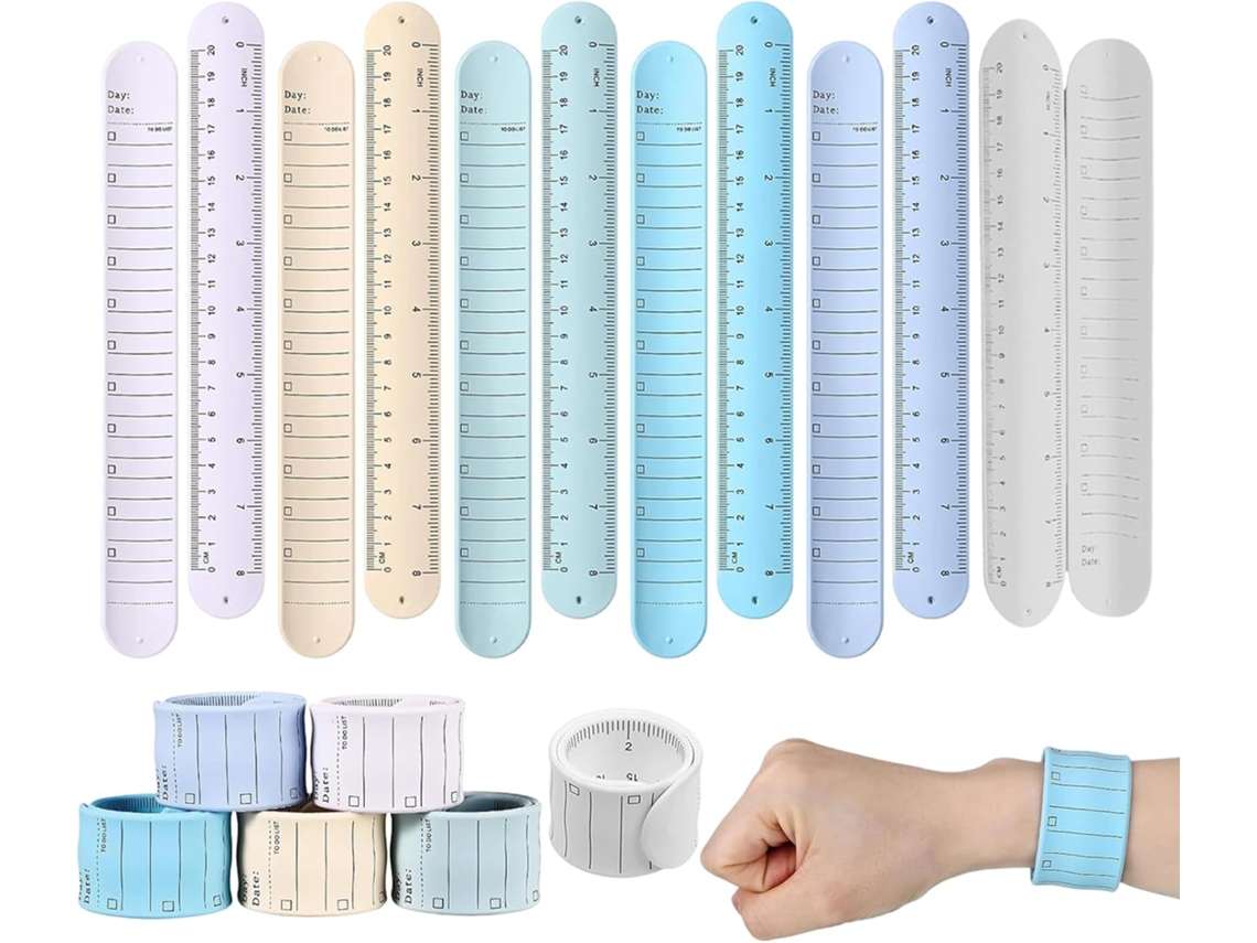 Pulseira De Silicone Para Anotações– Material Registro De Tarefas| À Prova D' Água| Ideal Cuidadores,
