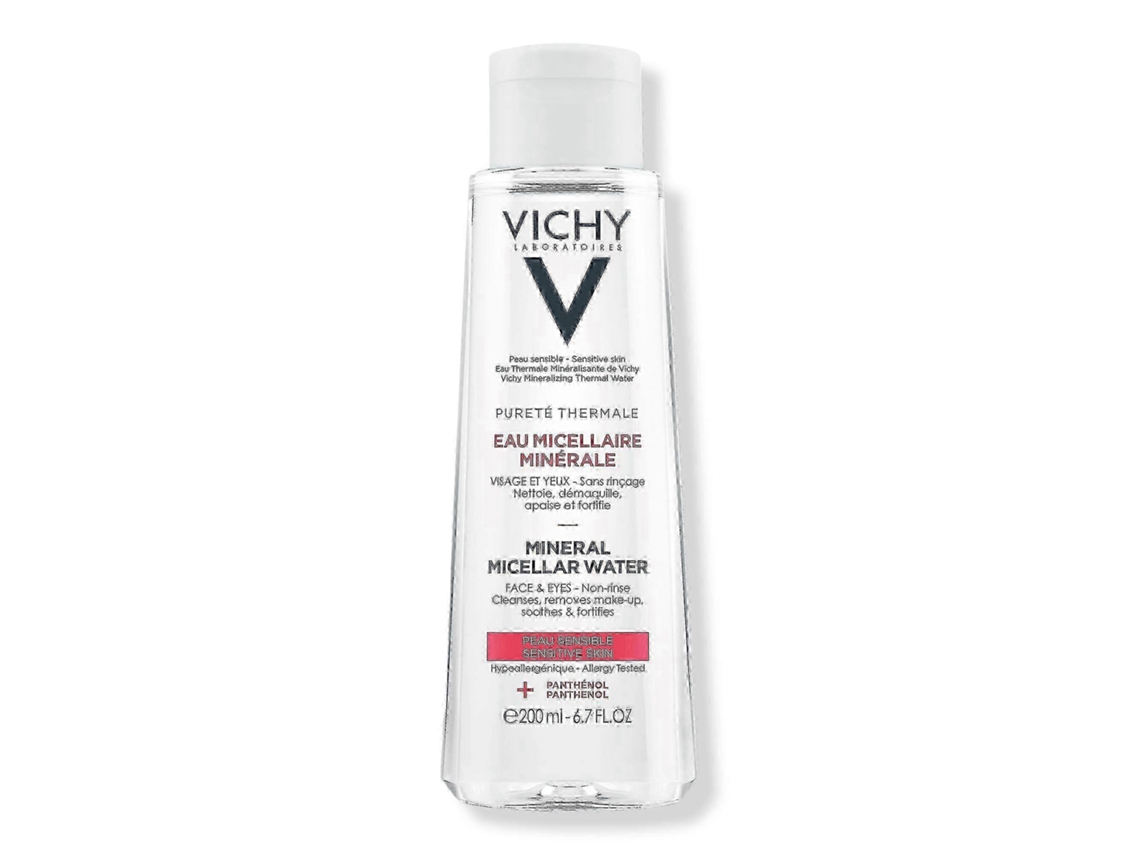 Água Micelar Mineral Vichy Pureté Thermale Para Pele Sensível, 200ml