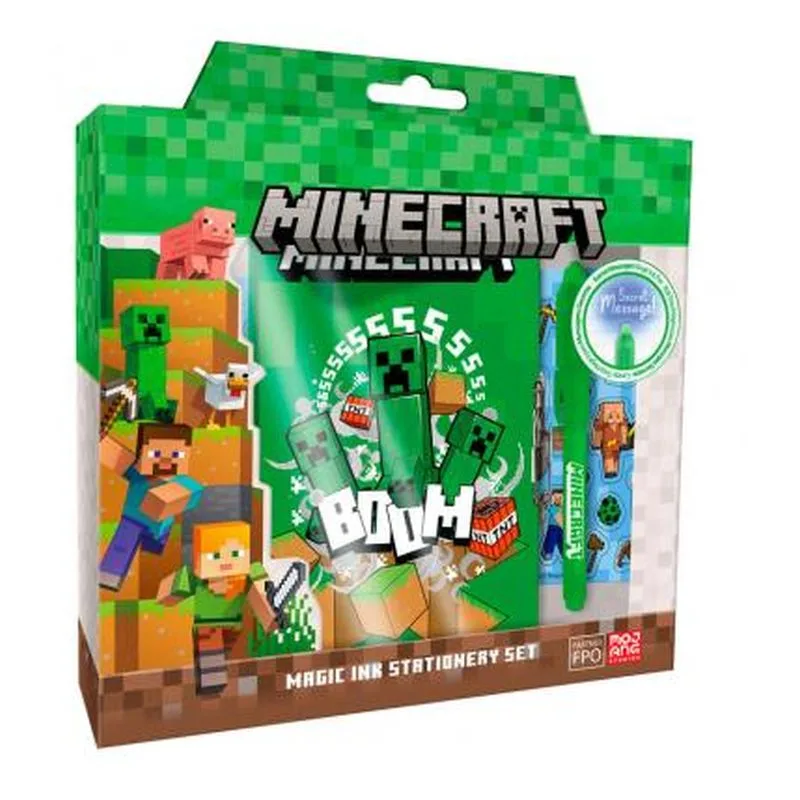 Diário de caneta mágica infantil Minecraft Mc00041 Euroswanp25