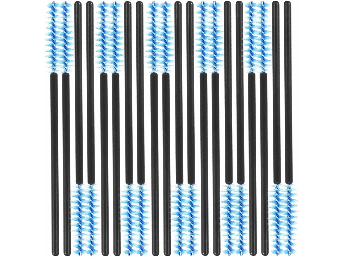 20 Escovas Multifuncionais para Limpeza de Comedouros de Pássaros. Pequenas Escovas de Nylon com Cabeça Flexível e Cabo CHABERLU