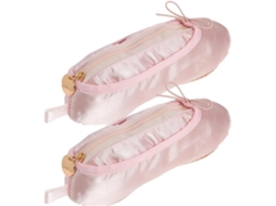 Estojo para Lápis em Formato de Sapatilha Balé, Rosa, da Healeved , Multifuncional e Elegante, Ideal (2 Peças)