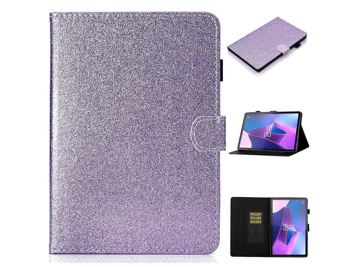 Capa De Couro Inteligente Para Tablet Lenovo Tab P11 Gen2 / Xiaoxin Pad Plus 2023 Com Acabamento Em Verniz Brilhante.