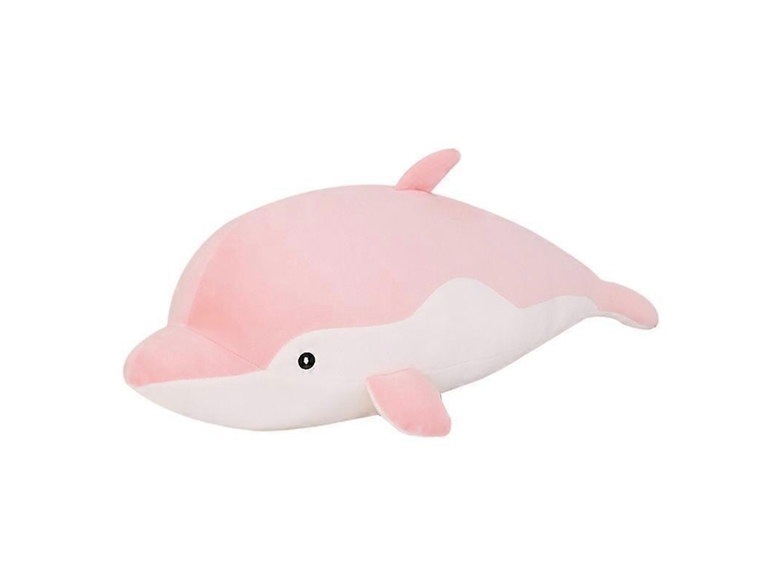 Boneco De Pelúcia Golfinho Rosa, 30cm, Presente E Brinquedo