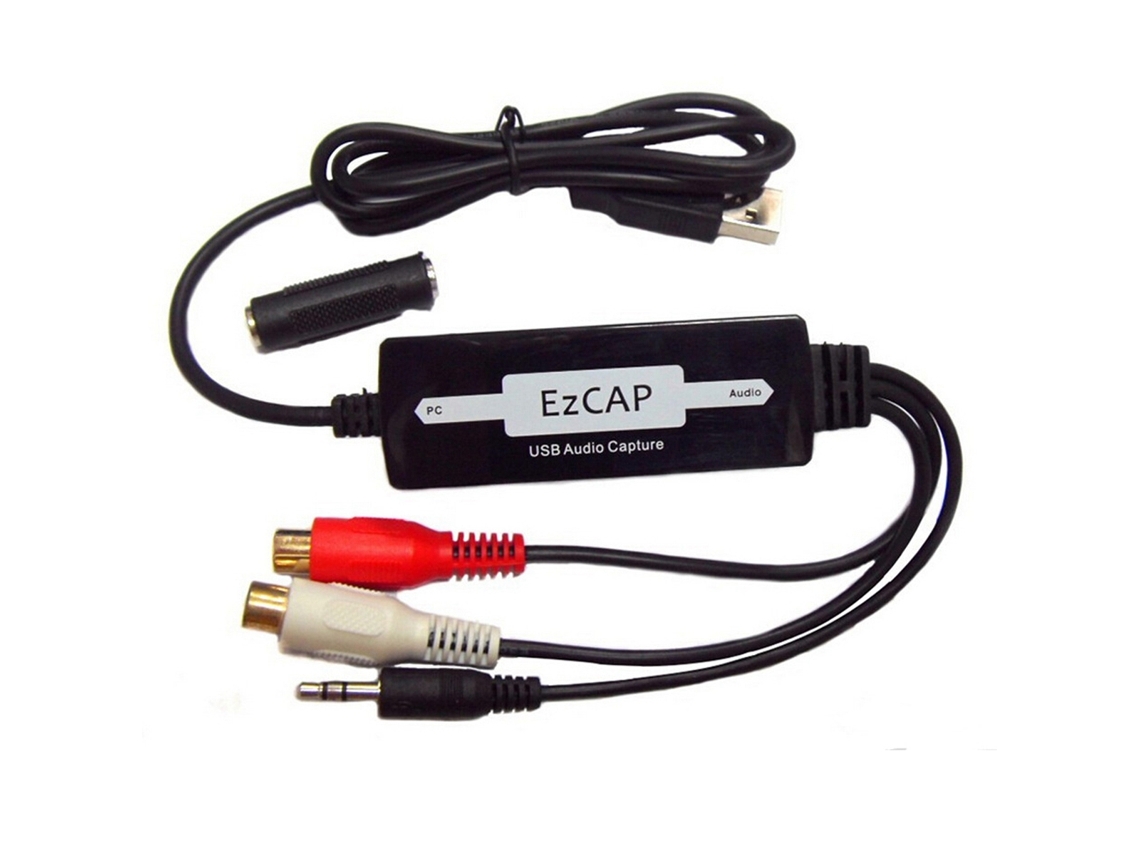 Ezcap-usb - Dispositivo De Captura De Áudio De 3,5 Mm, Conversor De Fita Para Cd/mp3
