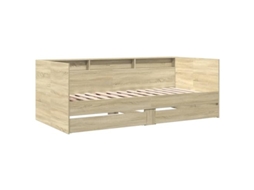 Daybed, Daybeds Vidaxl Marrom Madeira Processada (90 X 190 Cm)