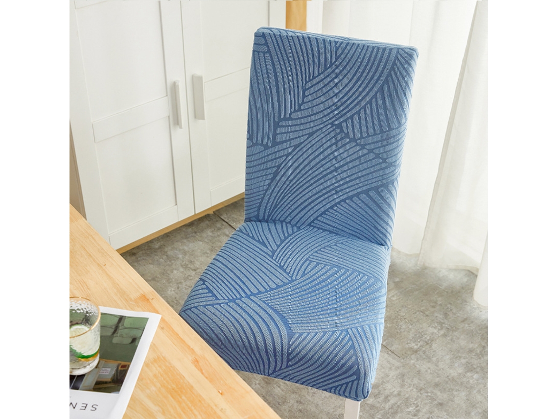 1 Pacote Protetor Removível de Capa para Cadeira de Sala de Jantar para Casa Restaurante-Azul-Céu-Tamanho Universal LUUCOZK