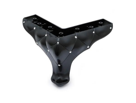 Pata plastico okaliptus joya h135 negro  180x180x135