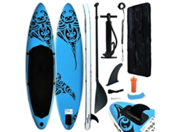 Paddleboard Set, Paddleboard Sets Vidaxl Azul Pvc (305 X 76 X 15 Cm)