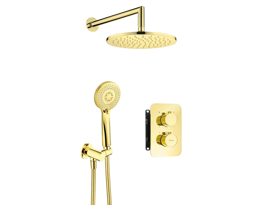 Concealed Shower Set With Thermostatic Box Deante