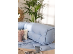 Encosto para Sofás SKLUM Yebel (Azul - Algodão - 41 x 95 x 34 cm)
