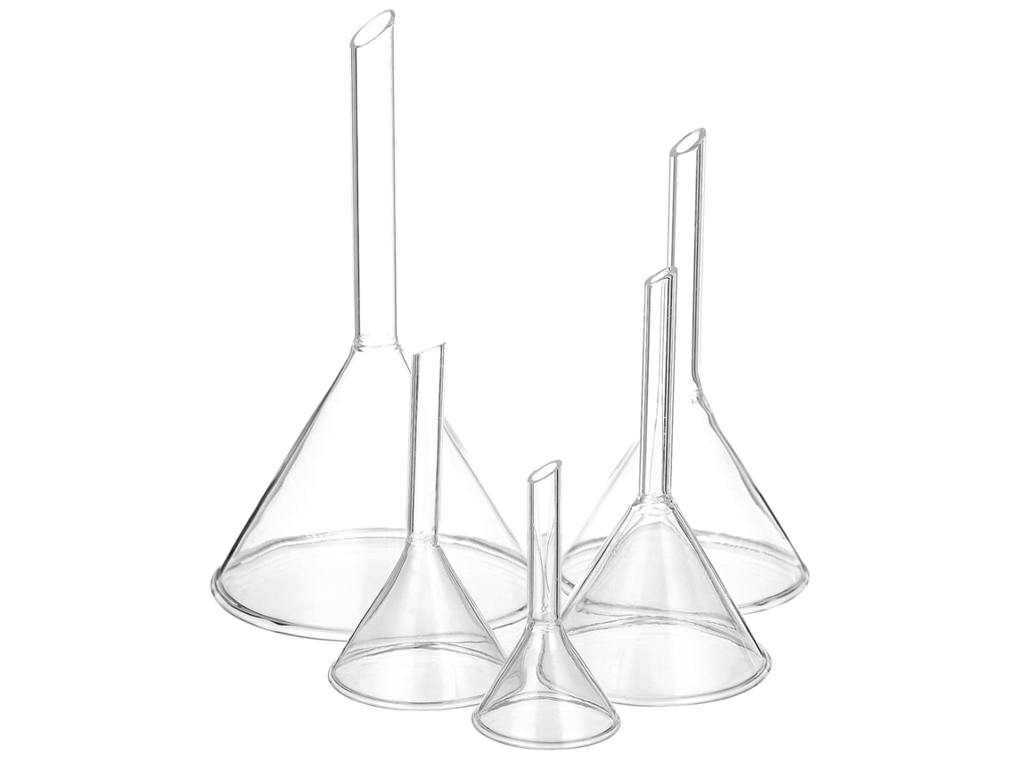 Funis De Enchimento De Laboratório Em Vidro Resistente À Temperatura