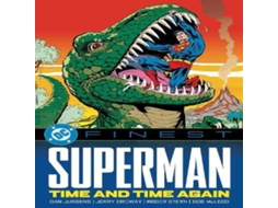 Livro DC Finest Superman Time and Time Again de Dan Jurgens (Inglês)