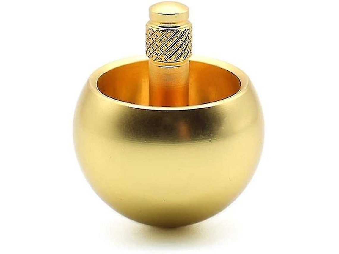 Pião De Metal Cromado, Estilo Clássico, Para Presente