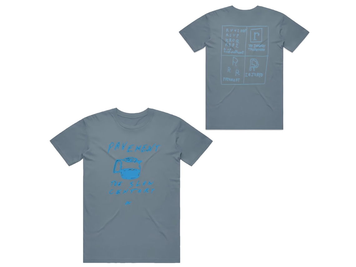 Camiseta Pavement Slow Century Indigo ROCKINSTONE Unissex Adulto Mais Vendidas Tamanho: M