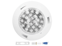 Rebe-lâmpada Subaquática De Piscina Rgb Com 24 Leds E Controle Remoto De 12 Teclas Ip68 Impermeável 24w Ac12v