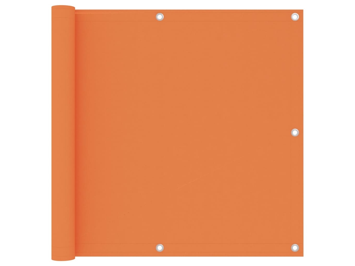 Vidaxl Tela De Varanda 90x400 Cm Tecido Oxford Laranja