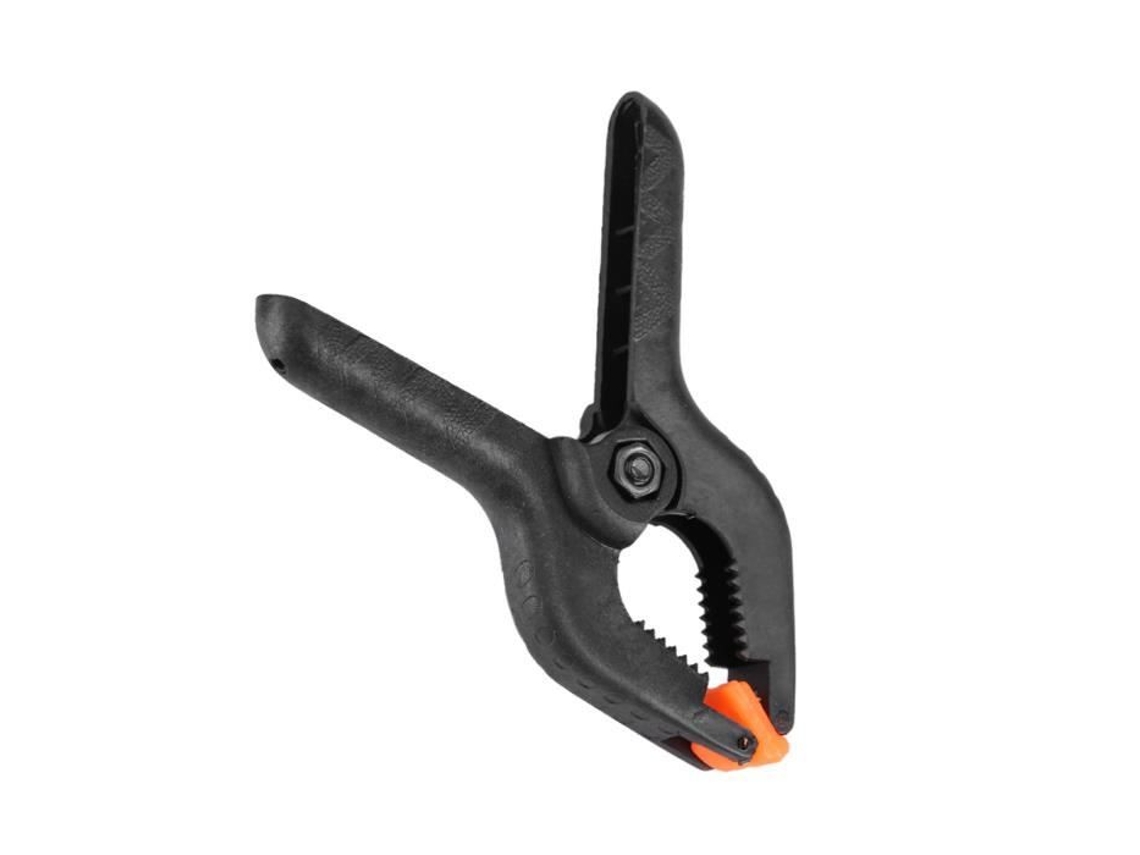 HURRISE 10 Pçs 3 Polegada Braçadeira de Mola para Carpintaria Tipo a Preto Multifuncional Braçadeira de Mola de Plástico Ferramenta Diy para Carpintar
