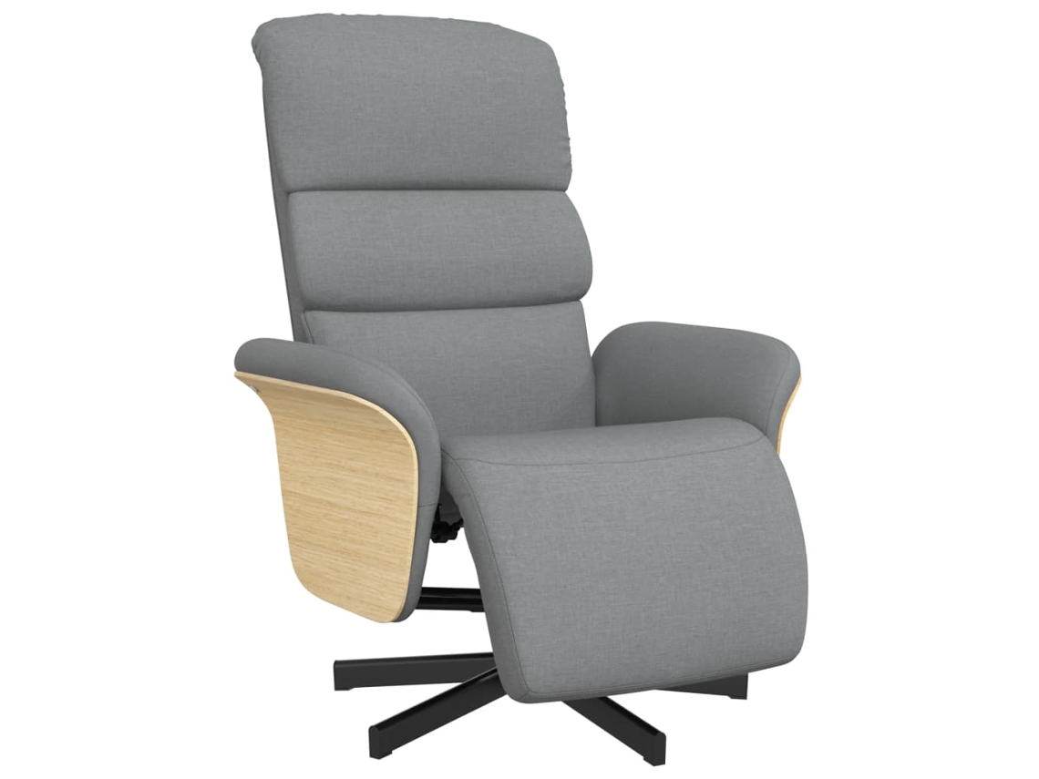 Recliner Chair, Recliner Chairs Vidaxl Cinzeto Tecido