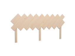 Bed Headboard, Bed Headboards Vidaxl Marrom Madeira De Pinho (178 X 80.5 Cm)