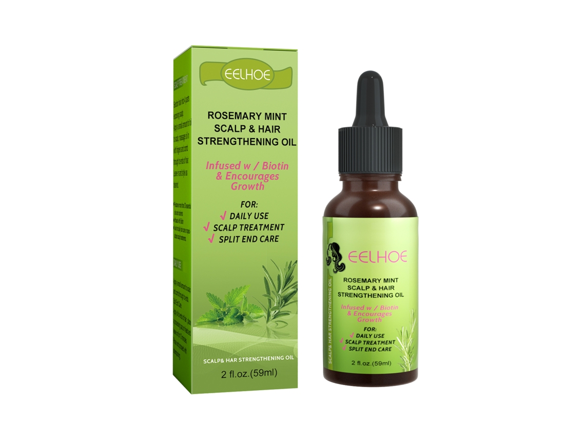 Óleo Capilar Nutritivo LAXISCREED Eelhoe com Mentol para Crescimento e Fortalecimento do Cabelo