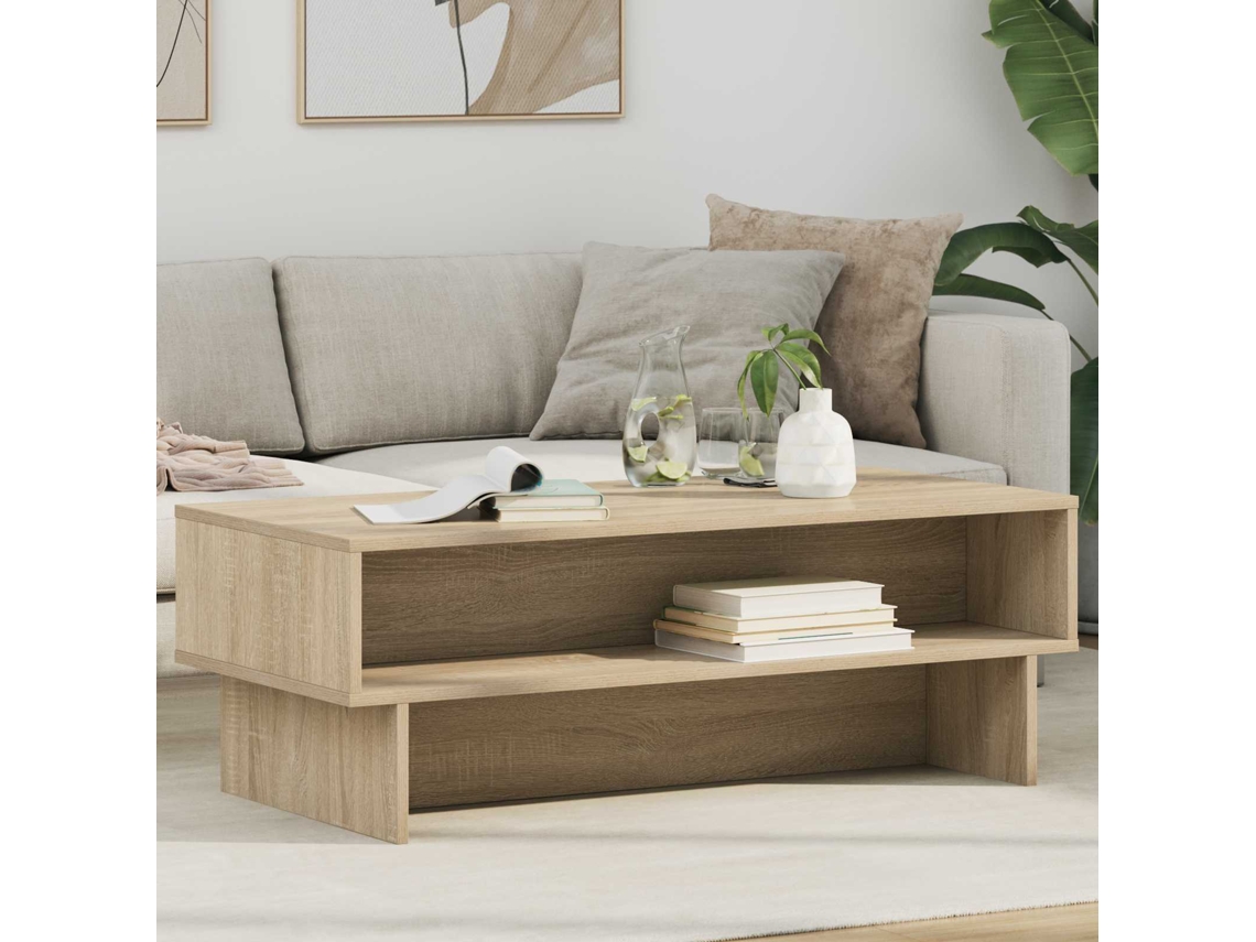 Vidaxl Mesa De Centro Carvalho Sonoma 100 X 46 X 35 Cm