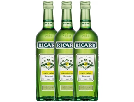 Pastis Pernod Ricard Plantes Fraiches 70 cl (Caixa de 3 unidades)