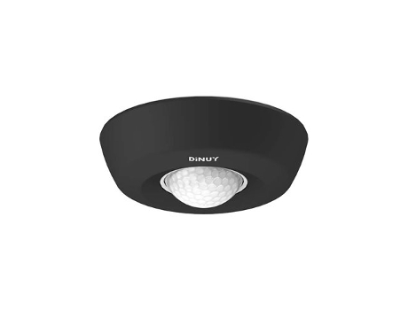 Detector De Superfície De Teto Bluetooth 360º Ip40 Ø11,85x4,5cm Cor Preta Dinuy (3000w 2000lm 230v)
