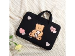 Lurelia Bolsa Para Portátil 13,3 A 13,6 Polegadas À Prova De Choque Urso De Branco