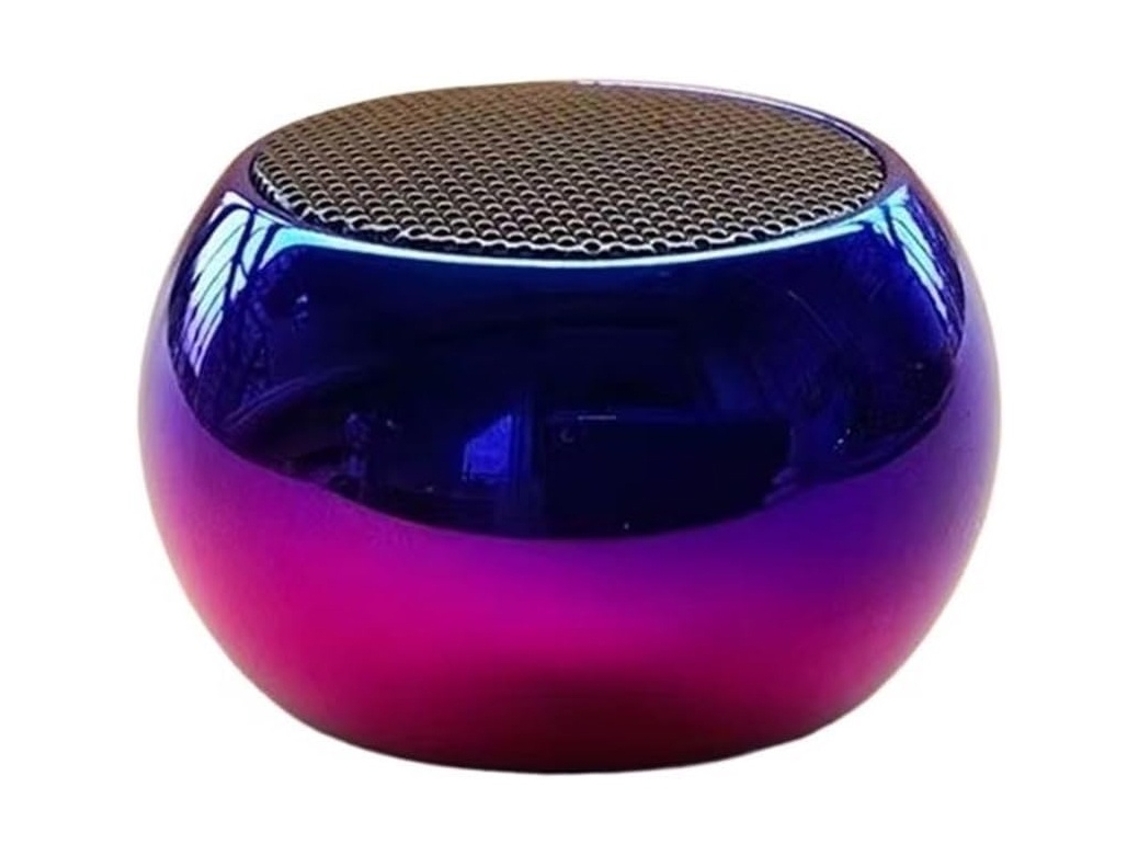 Alto falante de mesa, design minimalista, roxo, azul, com múltiplos tons JYTGALX