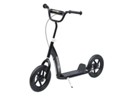 Scooter Infantil 12polegadas, Guidão Ajustável/freio Traseiro, Aço Preto, 5-12 Anos-tx