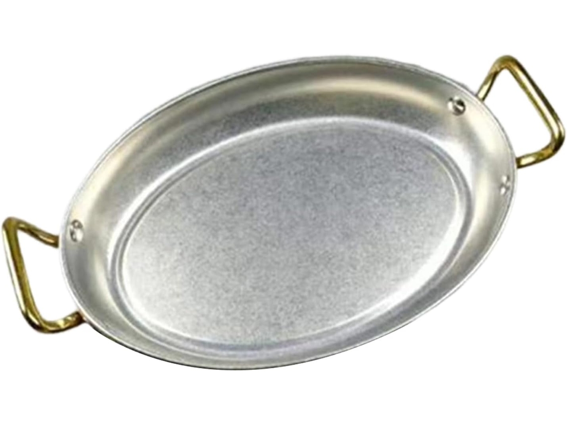 Bandeja Retrô Em Aço Inoxidável Resistente À Ferrugem, Buffets E Refeições Do Dia A Dia, Resistente A Riscos.
