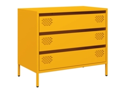 Sideboard, Sideboards Vidaxl Amarelo Metal (n/a)
