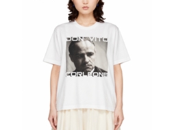 Rockinstone Godfather Don Vito White Adult T-shirt Size:l