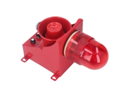 Alarme Sirene Industrial 40w 130db Com Strobe Led Ip65, Bateria Dc24v