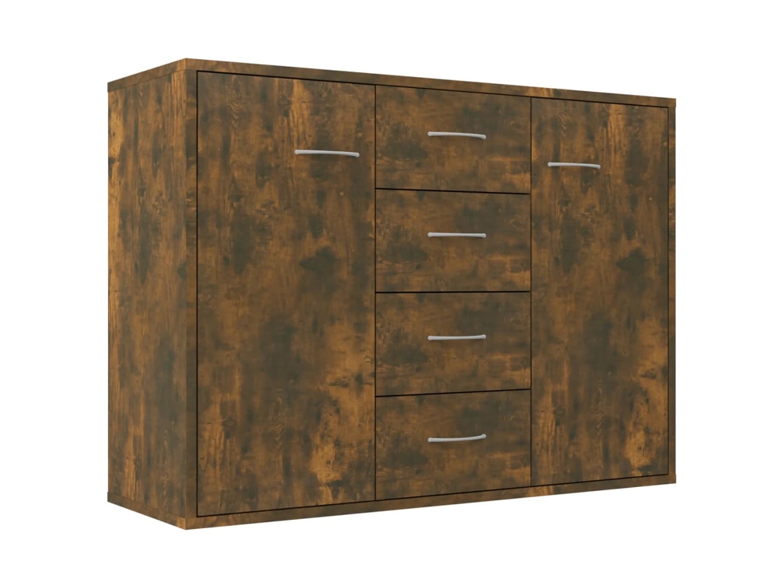 Sideboard, Sideboards Vidaxl Marrom Madeira Processada (n/a)