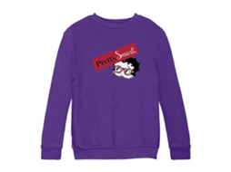 Oculos dá um toque de Betty Boop. Bonita. Inteligente. Moletom infantil.