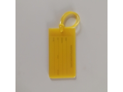 Pacote com 5 Etiquetas de Silicone Amarelas BRILVIBERA