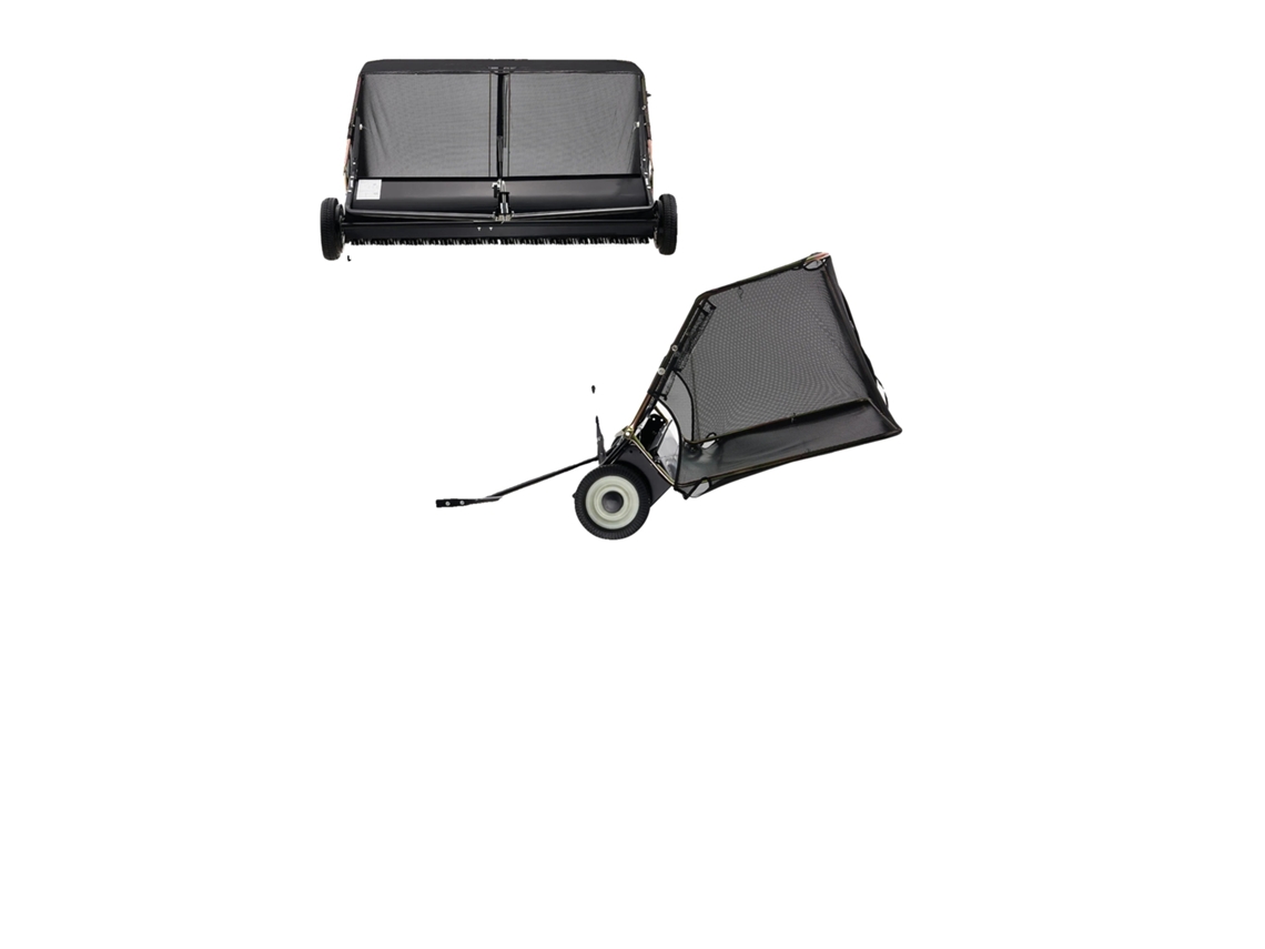 Raspador De Grama, Altura Ajustável, Design Reboque, 26 Cu.ft. 52polegadas